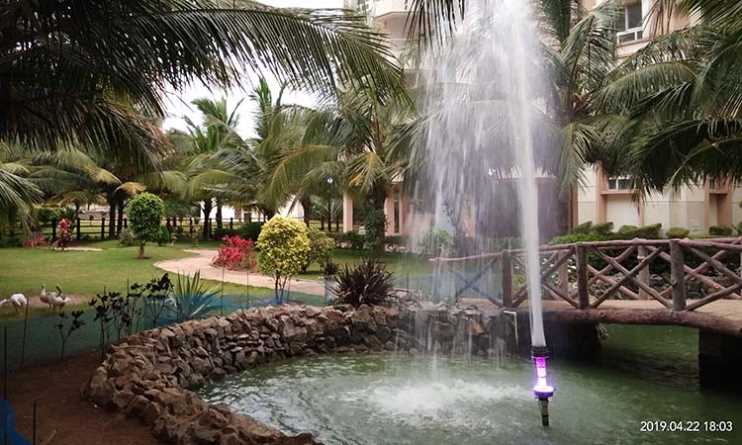 Om Leisure Resort Puri - Resort Attraction Fountain