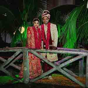 wedding couple snap at om leisure resort puri