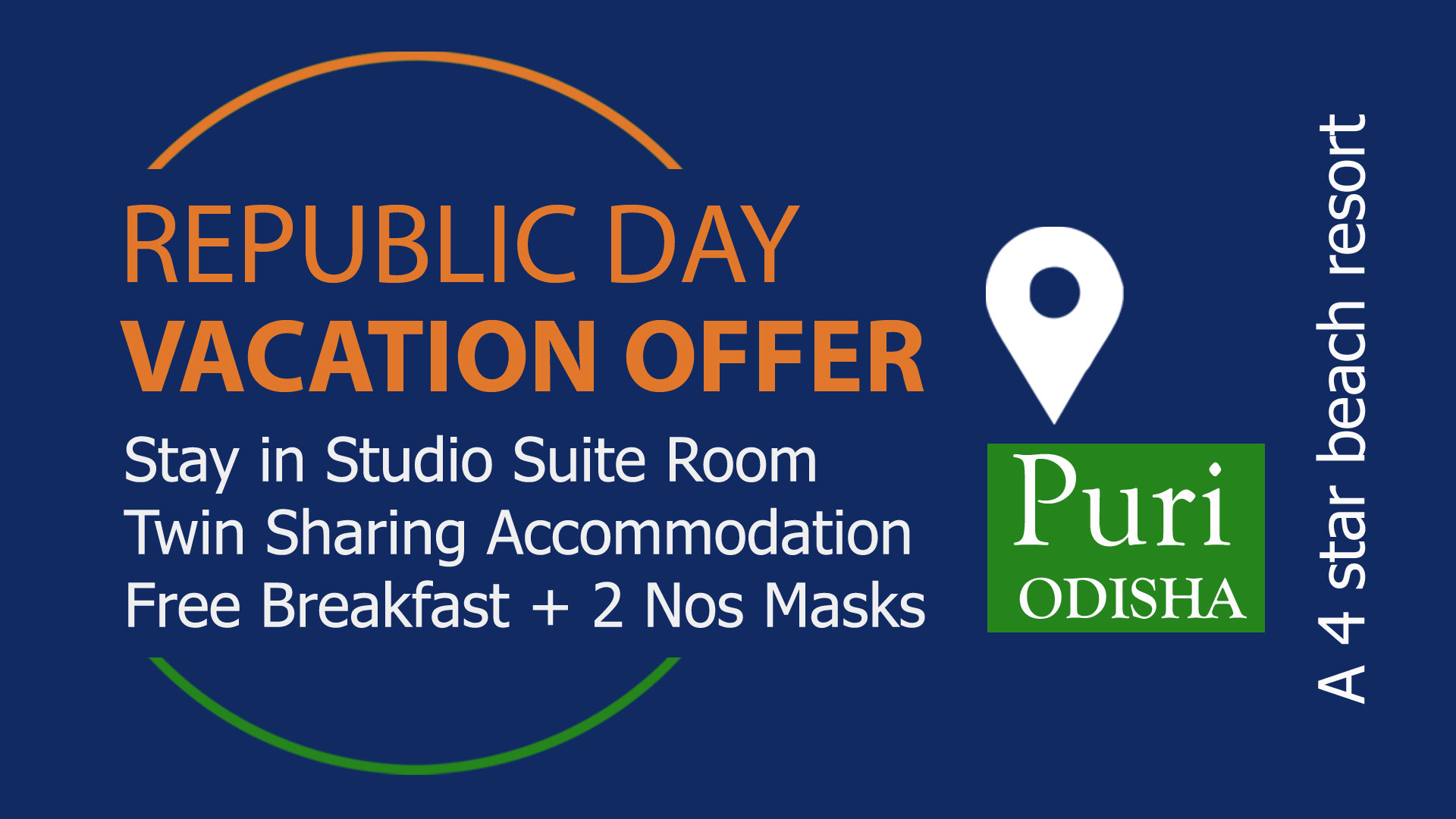 Republic Day Weekend Extension Vacation Stay Om Leisure Resort Puri