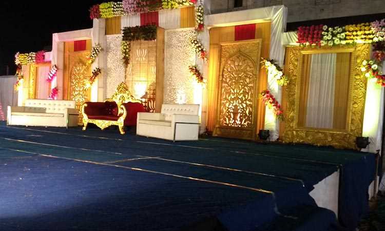 Om Leisure Resort Puri - Wedding Stage Decoration